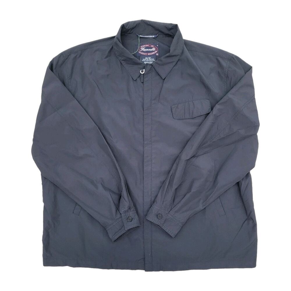 Vintage Faconnable Jacket Mens XL Full Zip Lightweight
